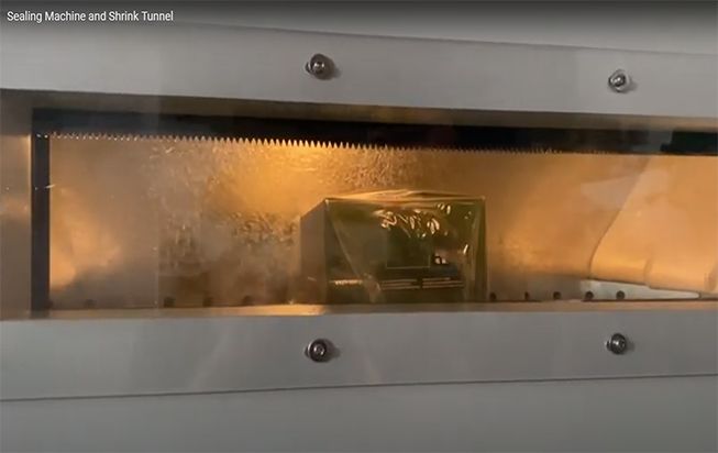 Semi Auto Shrink Slear Machine Video